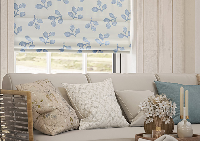 Loralei, Blue Mist - Roman Blind - Image 5
